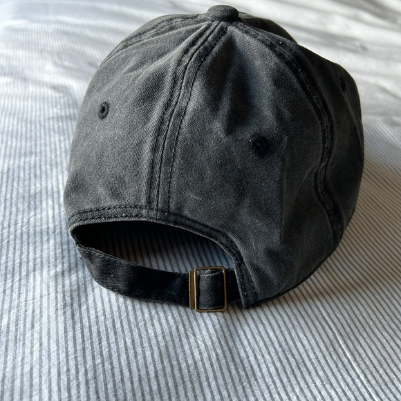 Baseball Cap Washed Black - Picture 2 of 3